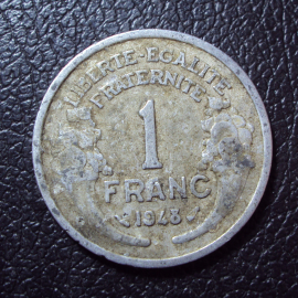 Франция 1 франк 1948 год.