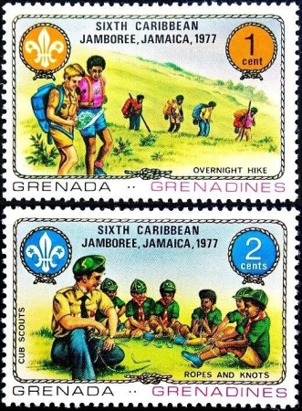Гренада Гренадины 1977 год из серии Caribbean Scouts Jamboree
