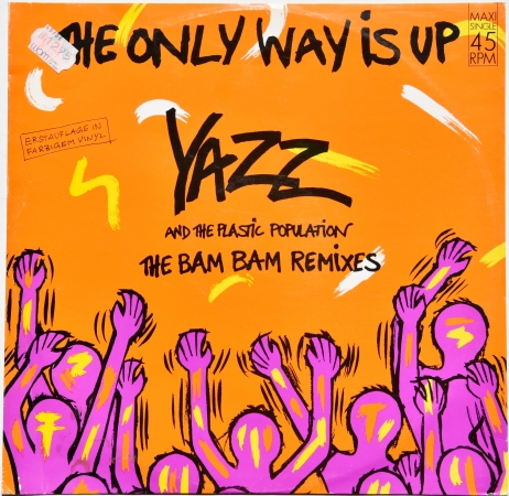 Yazz "The Only Way Is Up" 1988 Maxi Single  Clear Vinyl