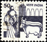 Индия 1982 Молочное хозяйство