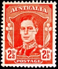 Австралия 1942 год Король Георг VI