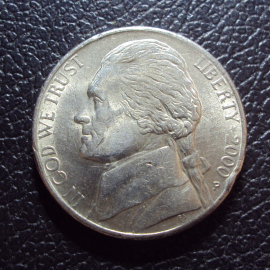 США 5 центов 2000 p год.