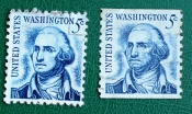 США 1966 Джордж Вашингтон президент Sc#1283, 1304 Used