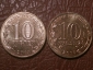 10 рублей Республика Крым и Севастополь 2014 года, UNC, 2 монеты из мешка _227_ - вид 1