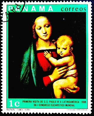 Панама 1969 год Рафаэль (1483-1520)