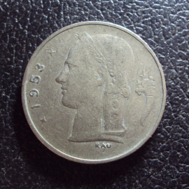 Бельгия 1 франк 1953 год belgie.