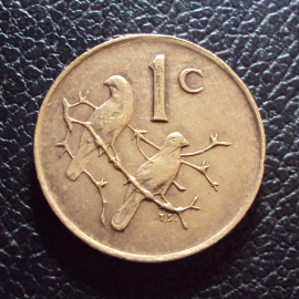 Южная Африка ЮАР 1 цент 1974 год.