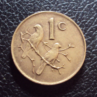 Южная Африка ЮАР 1 цент 1974 год.