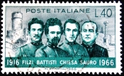 Италия 1966 год . Героям Первой Мировой Войны