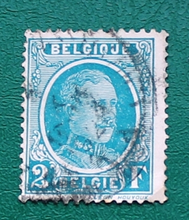 Бельгия 1926 Король Альберт I Sc#188 Used