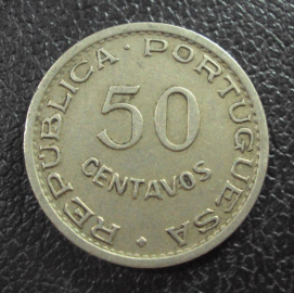 Мозамбик Португальский 50 сентаво 1950 год.