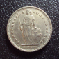Швейцария 1/2 франка 1971 год. - вид 1