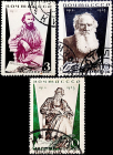 СССР 1935 год . 25-летие со дня смерти Л.Н. Толстого (1828-1910) . (полная серия) каталог 18 € .