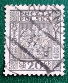 Польша 1932 Герб Sc#271 Used