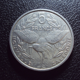 Новая Каледония 5 франков 1994 год.