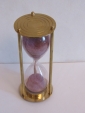 Часы песочные ,19 см,15 мин,латунь - вид 1