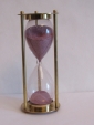 Часы песочные ,19 см,15 мин,латунь - вид 2