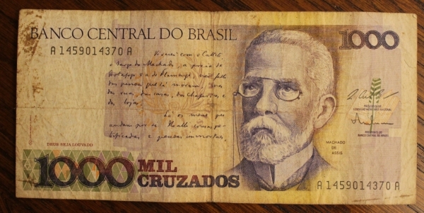Бразилия 1000 крузадо 1988 год