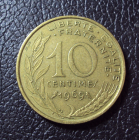 Франция 10 сантим 1969 год.