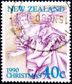 Новая Зеландия 1990 год .Christmas .