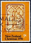 Новая Зеландия 1976 год . Рождение Христа - резьба по слоновой кости