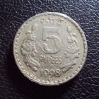 Индия 5 рупий 1998 год.