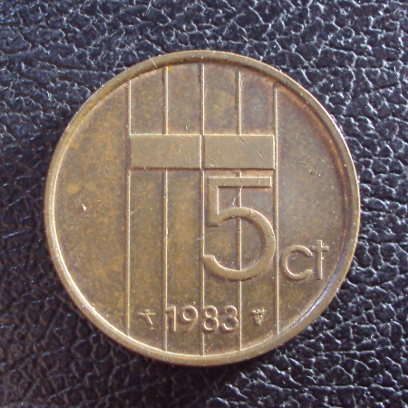 Нидерланды 5 центов 1983 год.