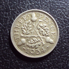 Великобритания 3 пенса 1934 год.