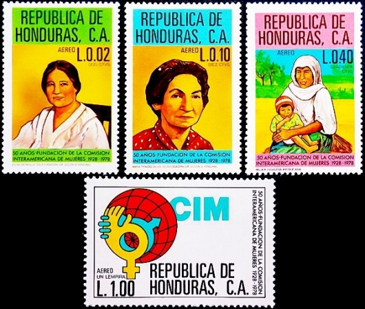 Гондурас 1978 год . Женская комиссия (полная серия) . Каталог 2 €