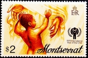 Монтсеррат 1979 под . Международный год ребенка . (1)