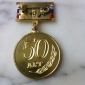 Медаль нагрудная памятная Центральный полигон РФ 1954-2004 . 50 лет .  - вид 3