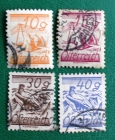 Австрия 1925 Стандарт Sc#311, 313, 318, 319 Used