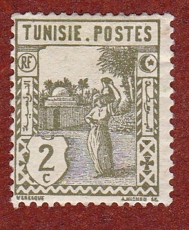 1926 Тунис Вода женщина с кувшином стандарт марки 1262