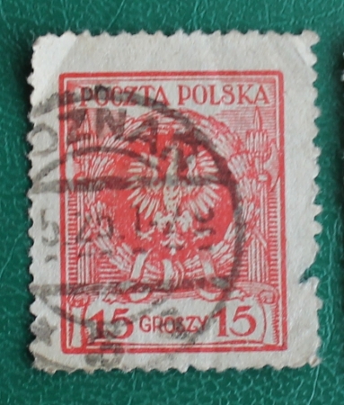 Польша 1924 Герб Орел Sc#220 Used