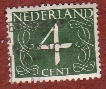 1946 Нидерланды Цифра стандарт марки 1265