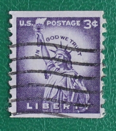 США 1966 Статуя Свободы Sc#1057 Used