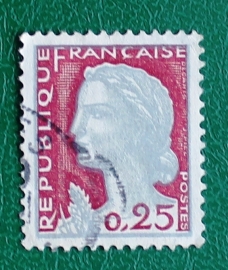 Франция 1960 Марианна символ Французской республики Sc#968 Used