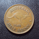 Австралия 1/2 пенни 1948 год точка.