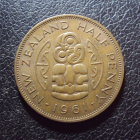 Новая Зеландия 1/2 пенни 1961 год.