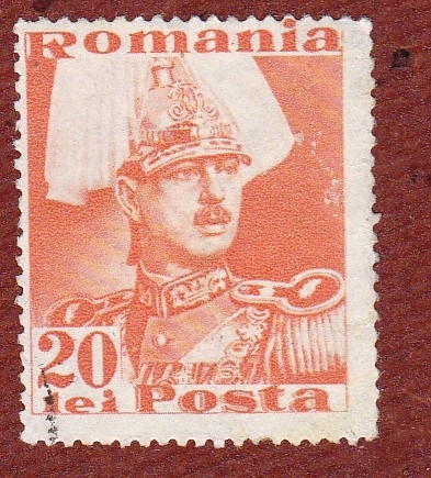 1935 Румыния Король Карл II персоналии стандарт марки 1270