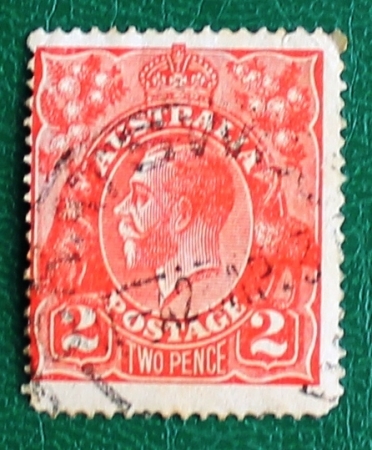 Австралия 1922 Георг V Sc# 28 Used