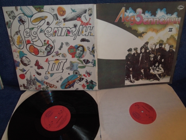 Led Zeppelin Лед Зеппелин   2LP	 II + III (1970+1971)гг	 Антроп	1992г	  LP