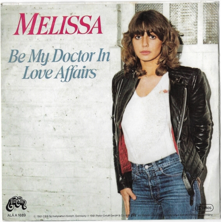 Melissa "Be My Doctor In Love Affairs" 1981  Single