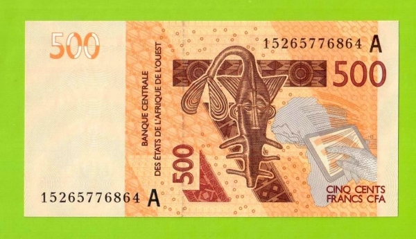 Западная Африка, Кот-д-Ивуар - 500 франков - 2012 (A) - UNC!!!