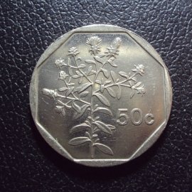 Мальта 50 центов 1998 год.