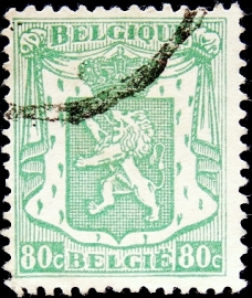 Бельгия 1949 год . Новый номинал .