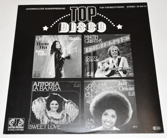 Various "Top Disco" (Dee D.Jackson-Joan Orleans) 1978 Lp  MINT