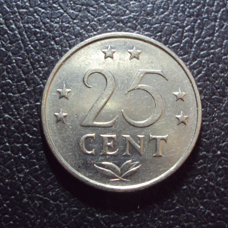 Нидерландские Антилы 25 центов 1979 год.