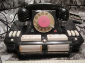 Старинный телефон коммутатор КД-6 Директорский.