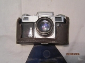 Фотоаппарат Киев-4 № 64111401 с Юпитер-8М в кофре 1964 г. СССР 